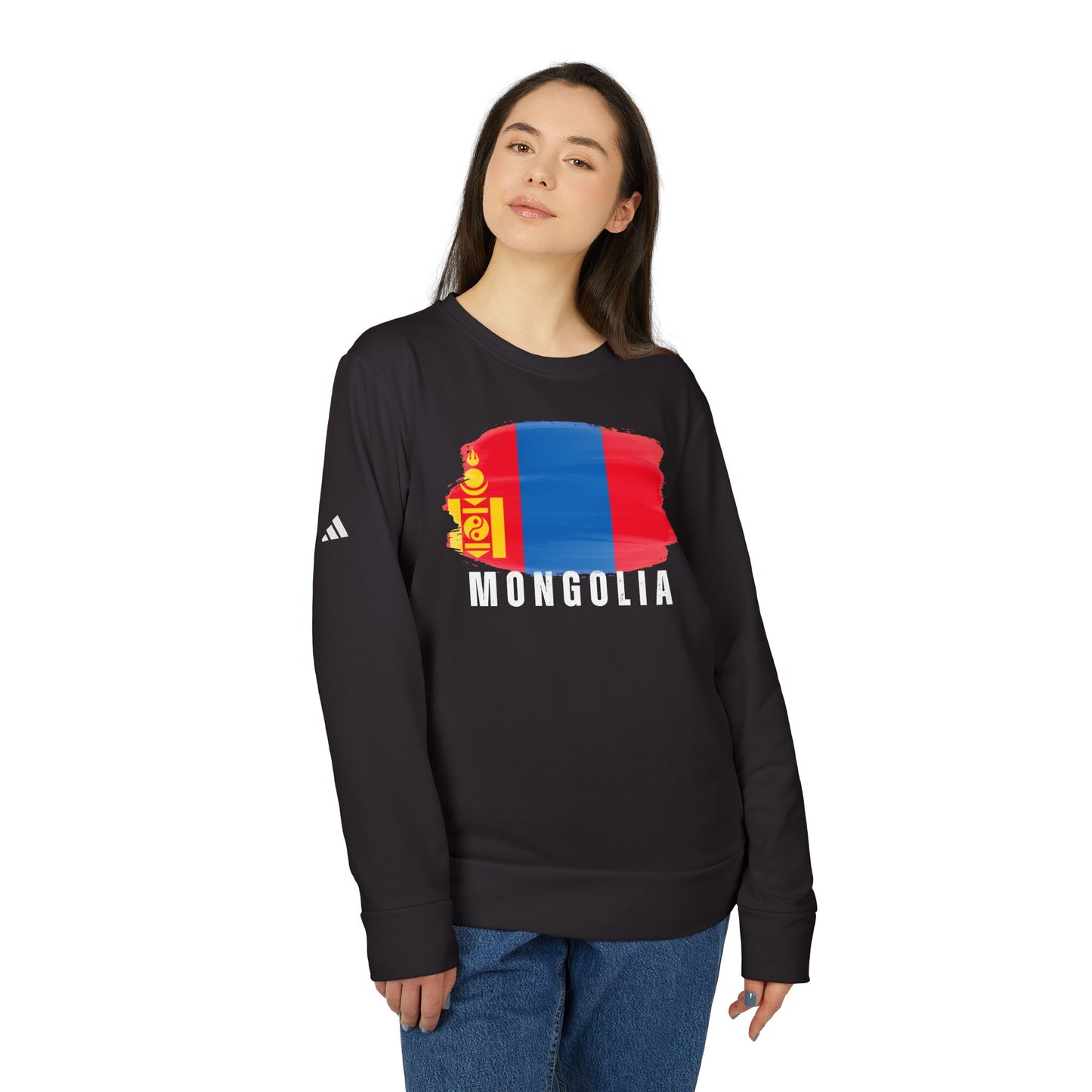 Mongolia - Adidas Unisex Fleece Crewneck Sweatshirt