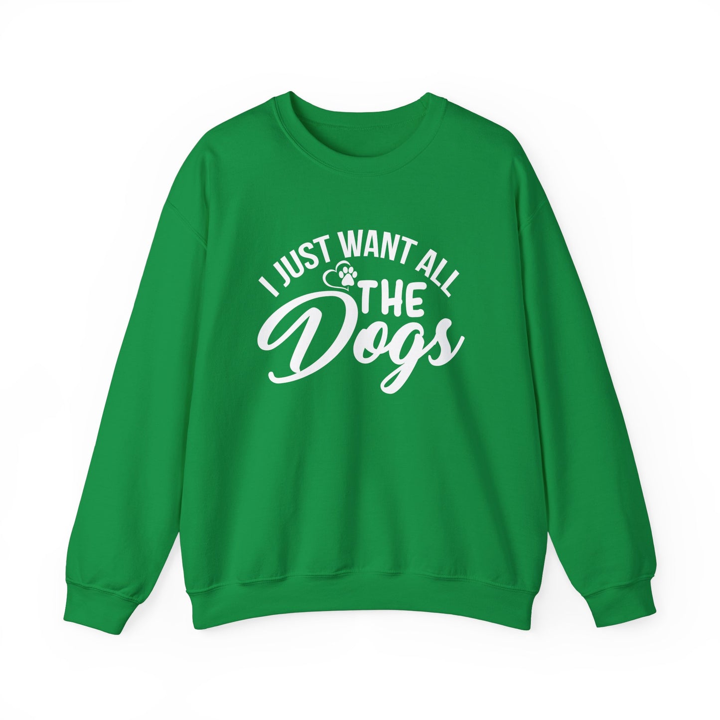 I Just Want All the Dogs - Unisex Heavy Blend™ Crewneck Sweatshirt