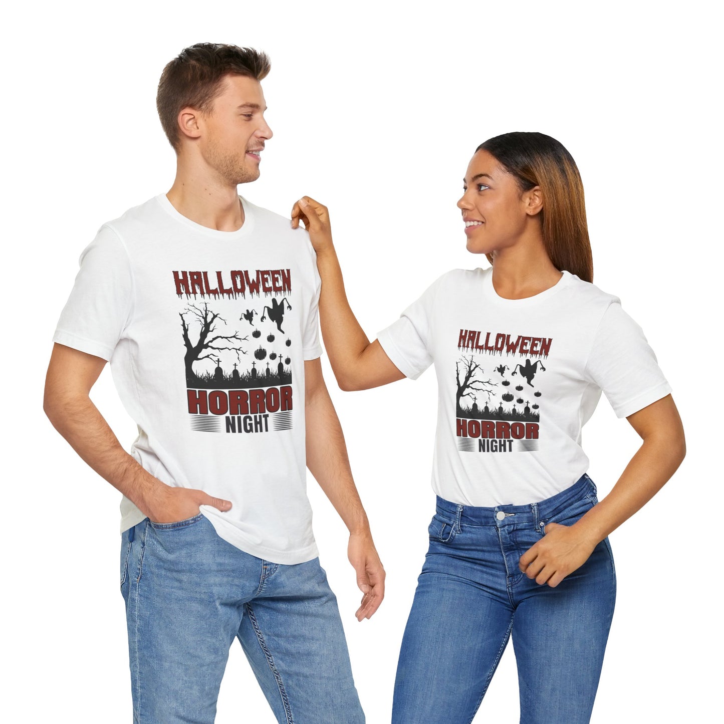 Halloween, Horror Night - Unisex Jersey Short Sleeve Tee