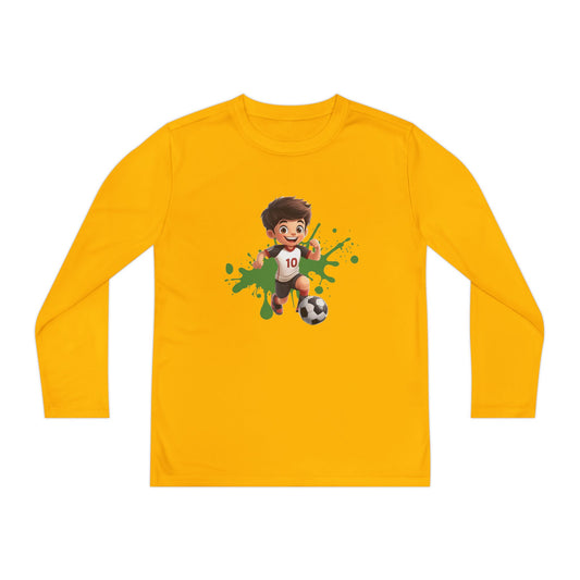 Kids: Soccer - Youth Long Sleeve Competitor Tee - 11435