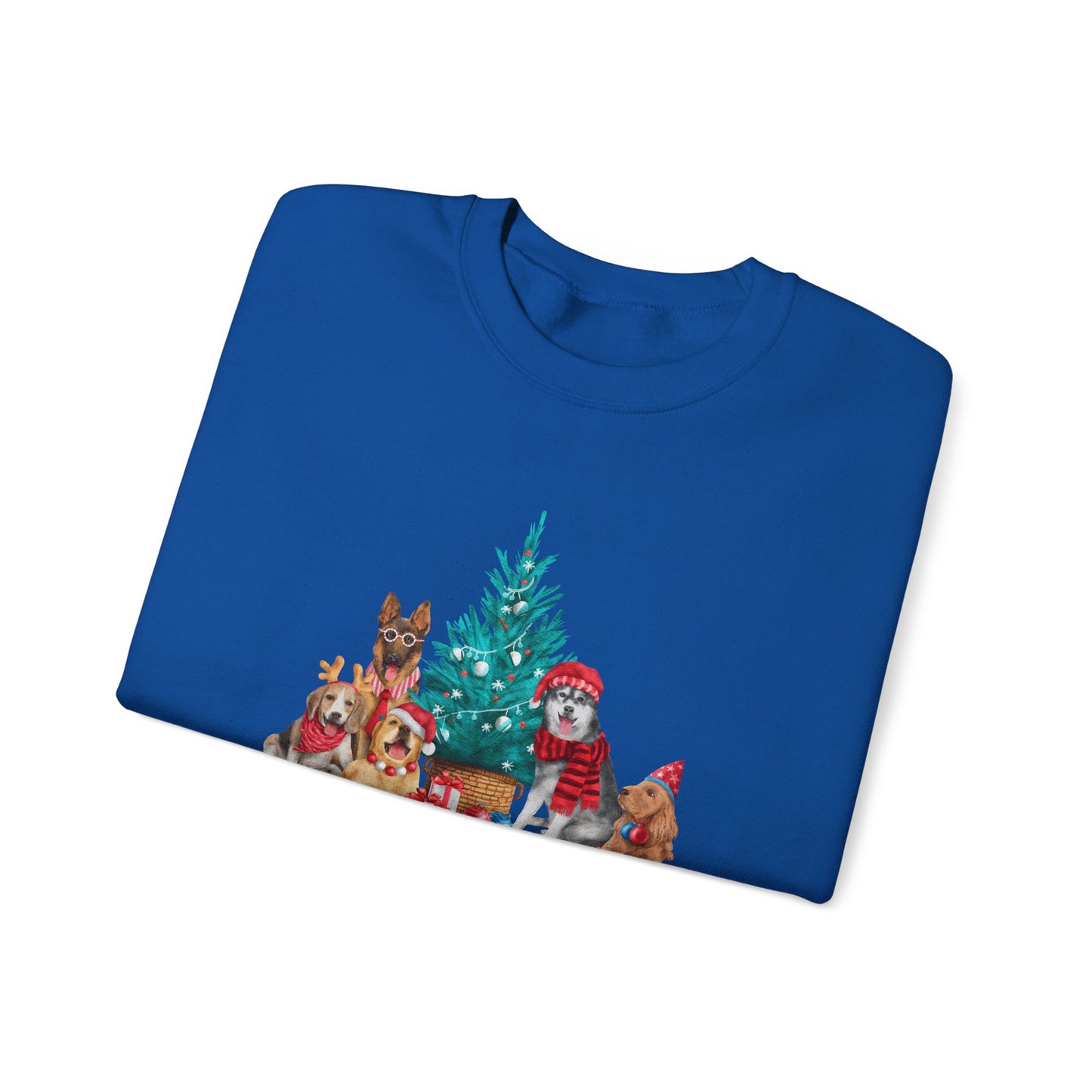 Merry Christmas, Dogs - Unisex Heavy Blend™ Crewneck Sweatshirt - 10265