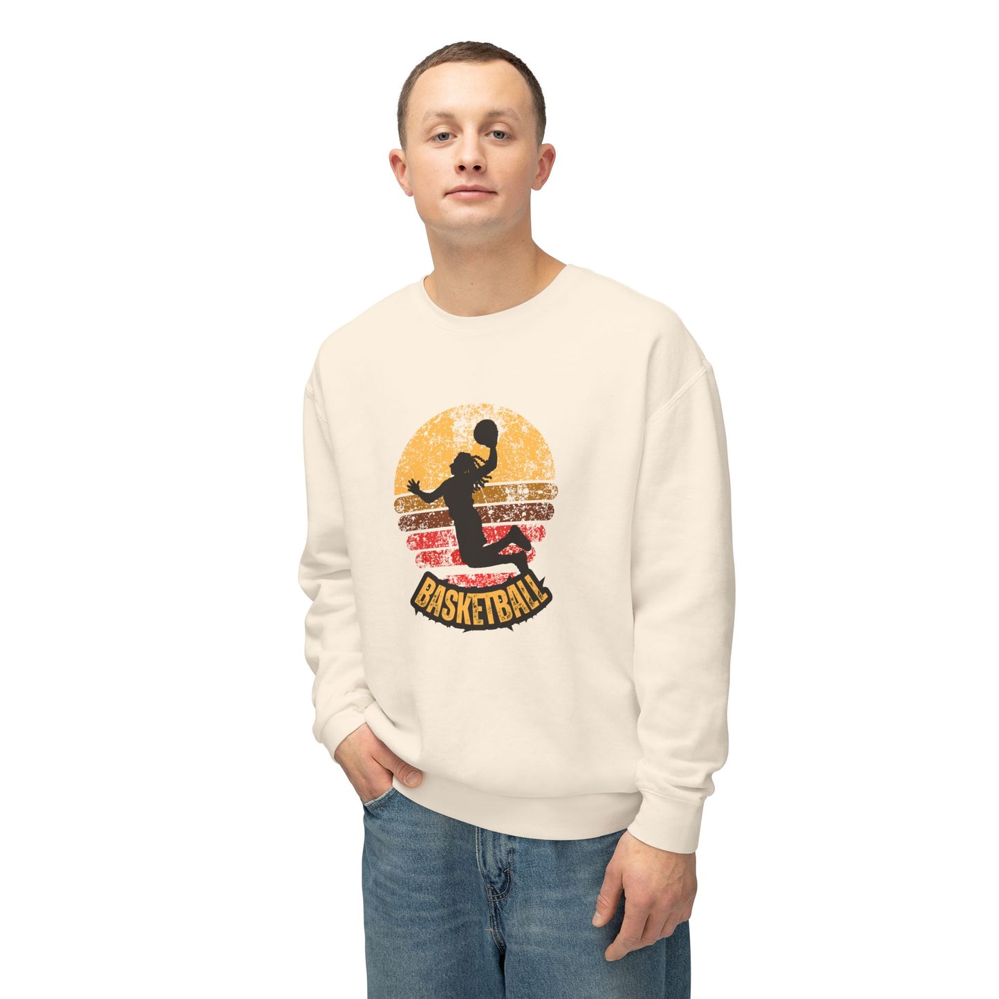 Basketball - Unisex Lightweight Crewneck Sweatshirt - 10577