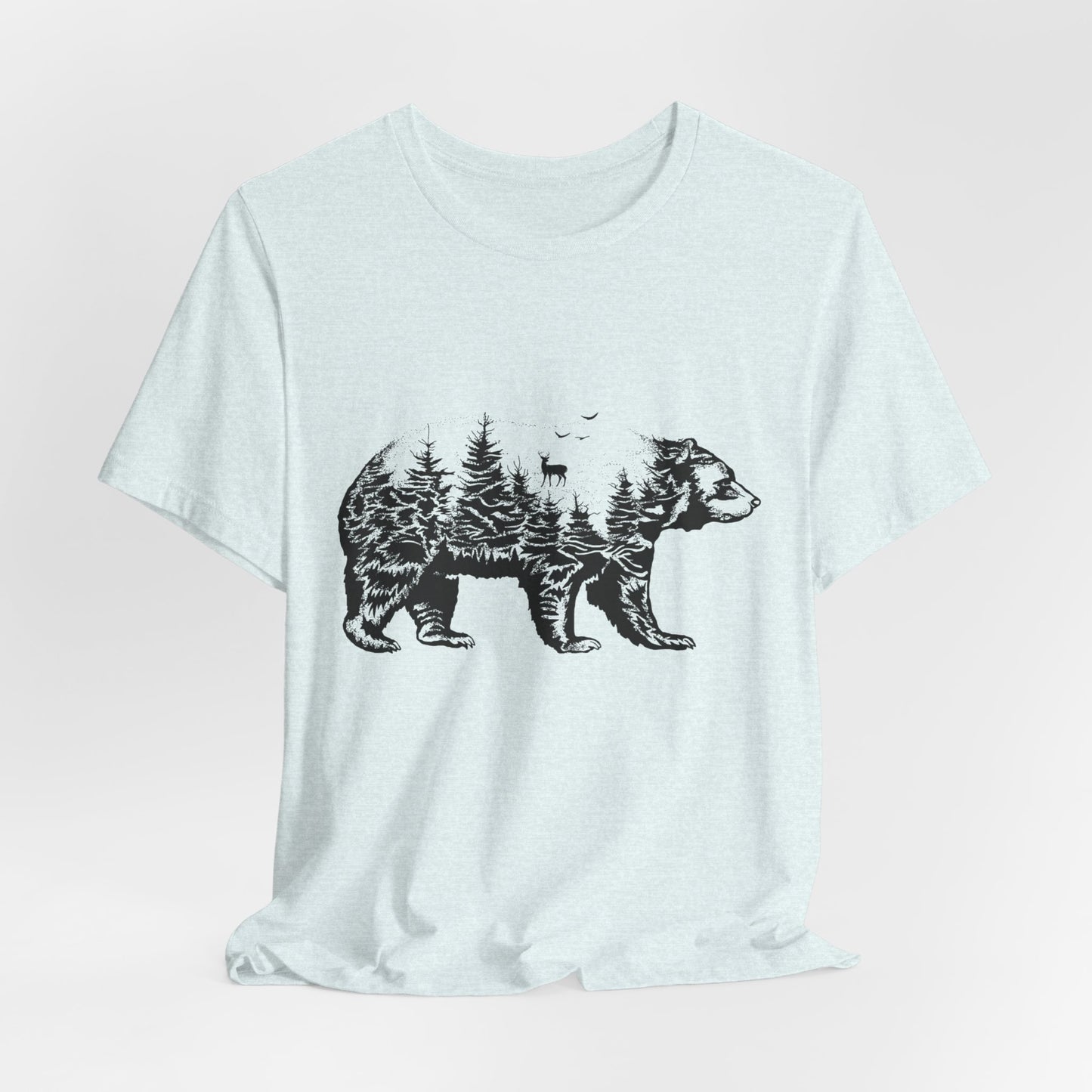 Camping: Bear - Unisex Jersey Short Sleeve Tee