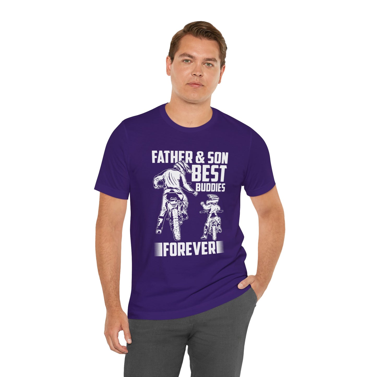 Father & Son, Best Buddies Forever - Unisex Jersey Short Sleeve Tee