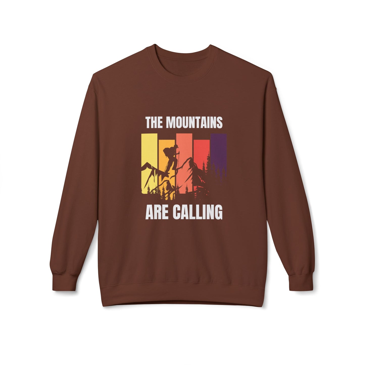 Mountains Are Calling - Unisex Midweight Softstyle Fleece Crewneck Sweatshirt - 10617
