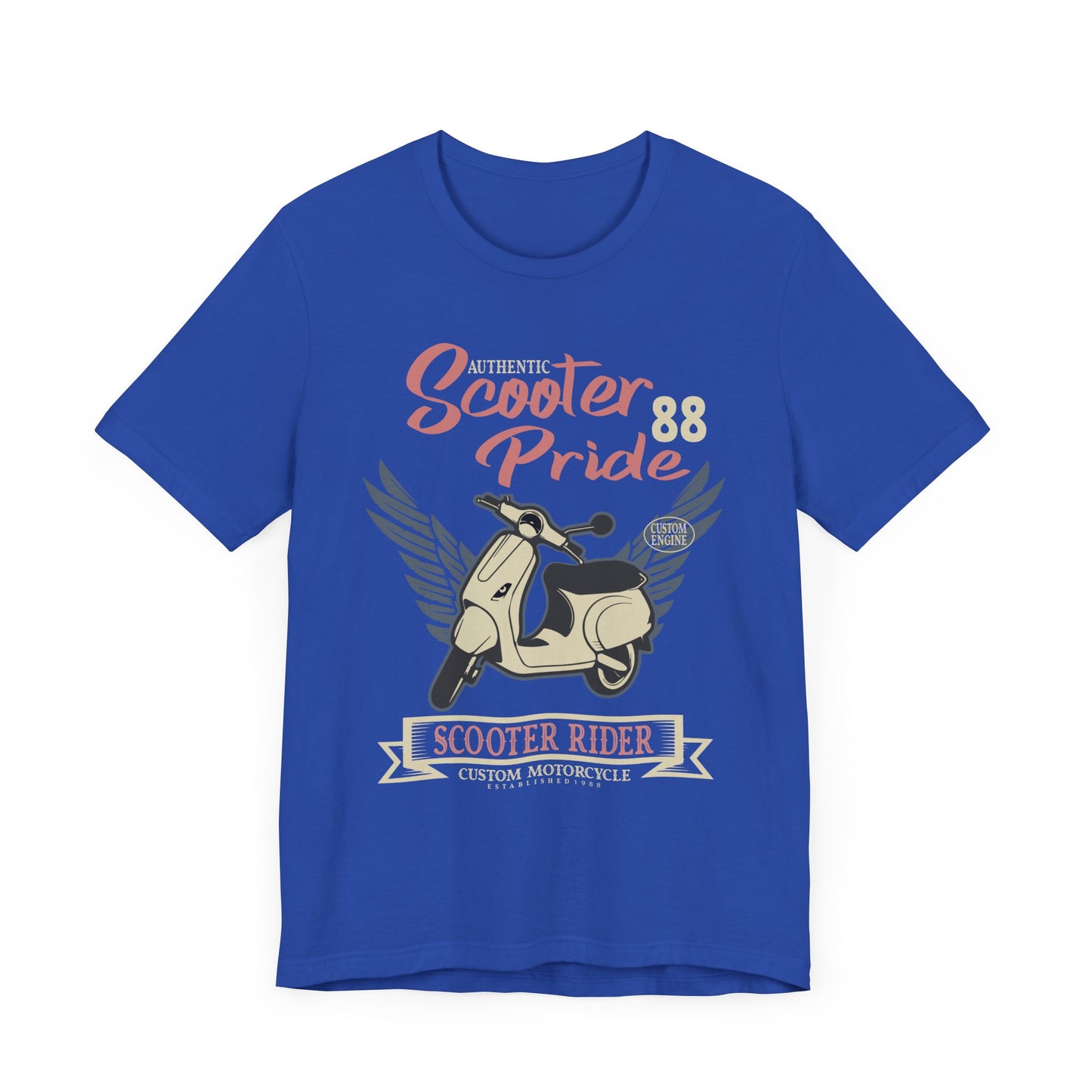 Authentic Scooter Pride - Unisex Jersey Short Sleeve Tee - 13300