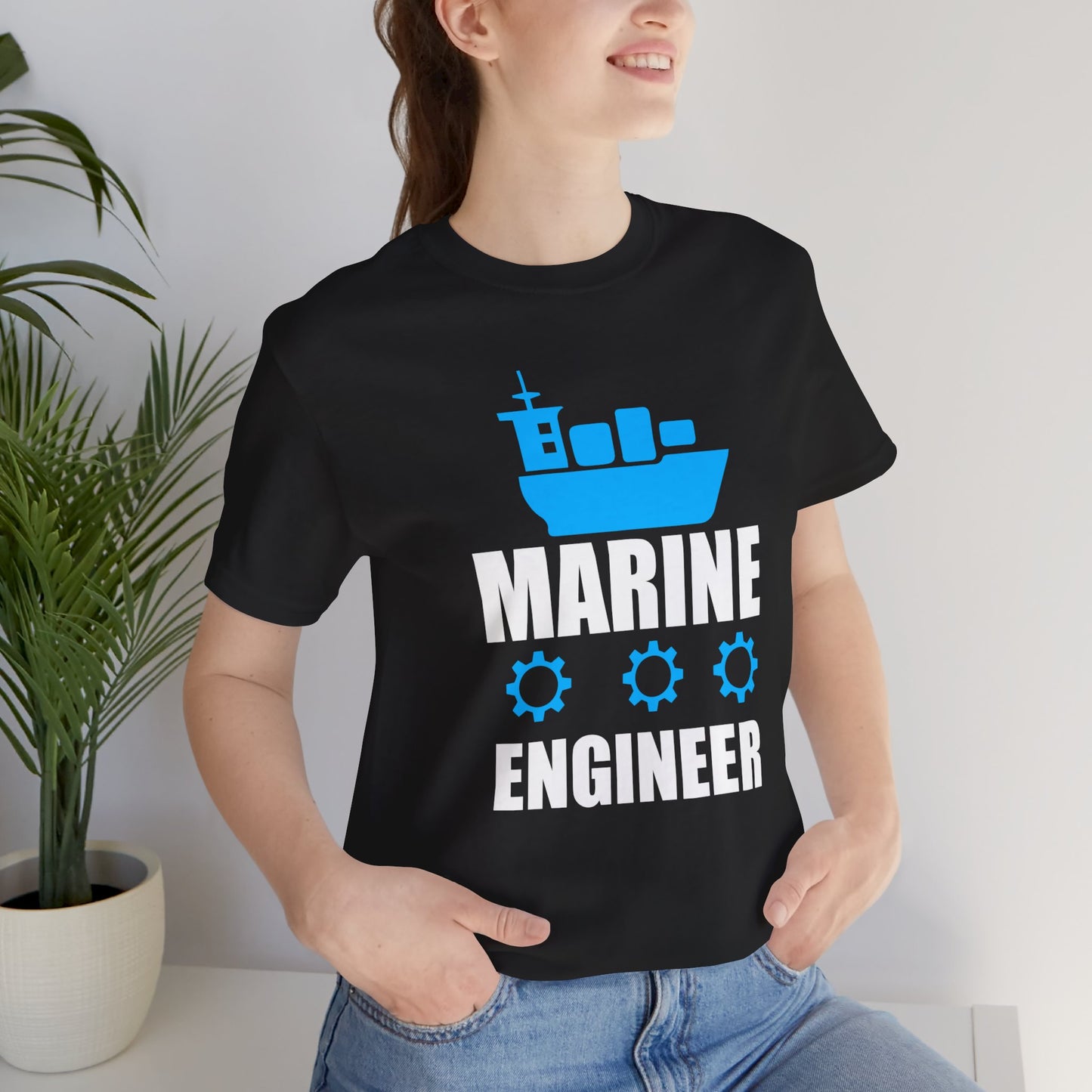 Marine Engineer - Unisex Jersey Short Sleeve Tee