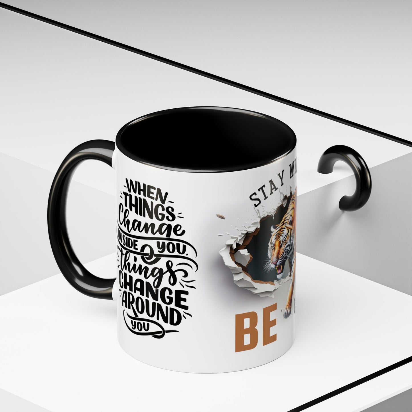 Stay Wild, Be Free - Accent Coffee Mug (11, 15oz)