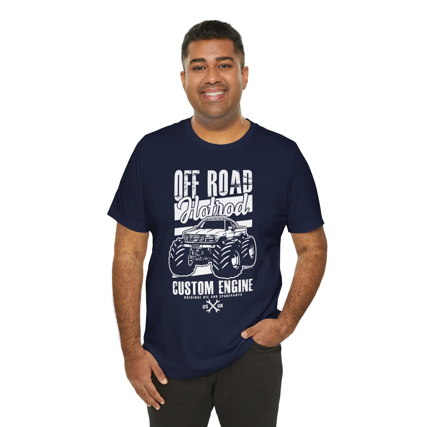 Off Road Hotrod, Custom Engine - Unisex Jersey Short Sleeve Tee - 13010