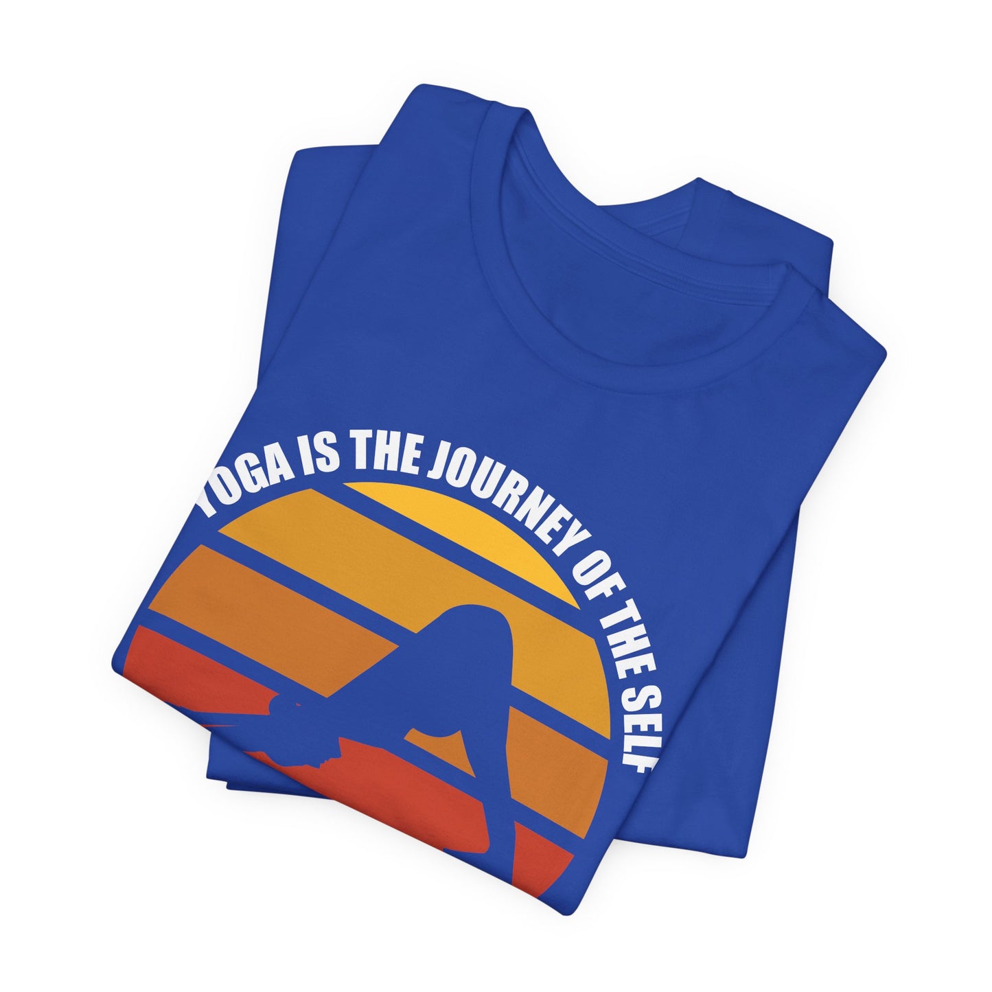 Yoga Is The Journey Of The Self Through The Self To The Self - Unisex Jersey Short Sleeve Tee