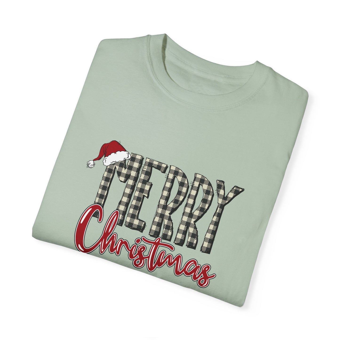 Merry Christmas - Unisex Garment-Dyed T-shirt - 10348