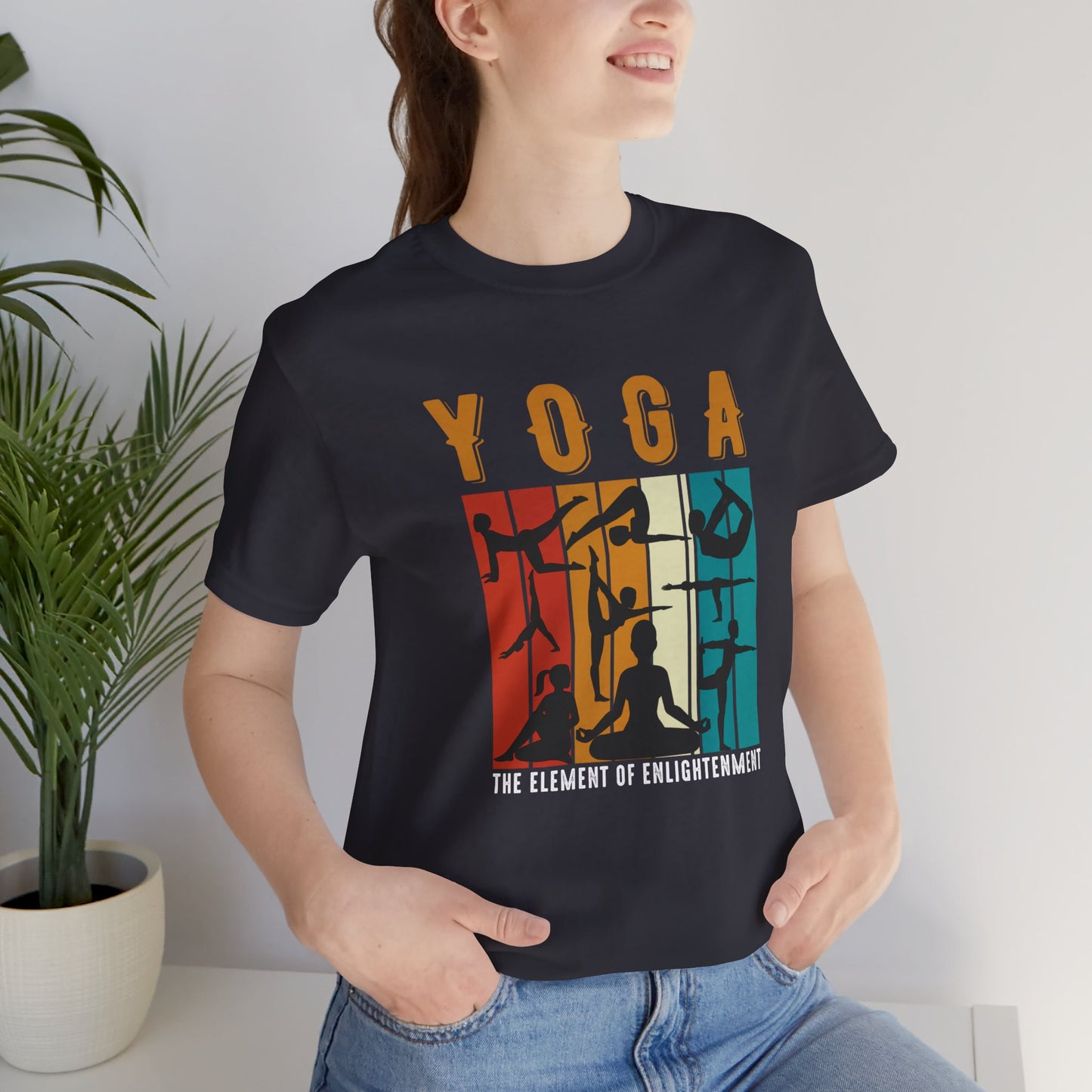 Yoga: Element Of Enlightenment - Unisex Jersey Short Sleeve Tee