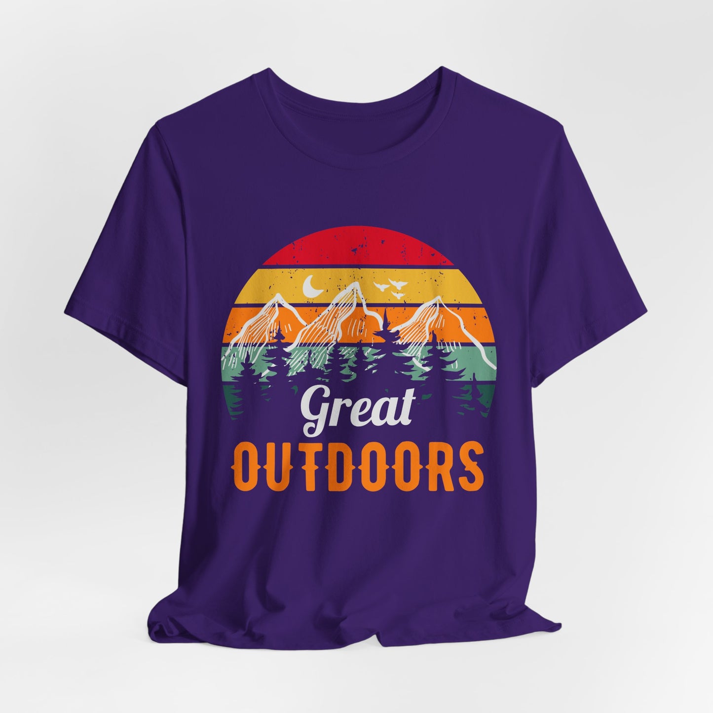 Camping: Great Outdoors - Unisex Jersey Short Sleeve Tee - 12639
