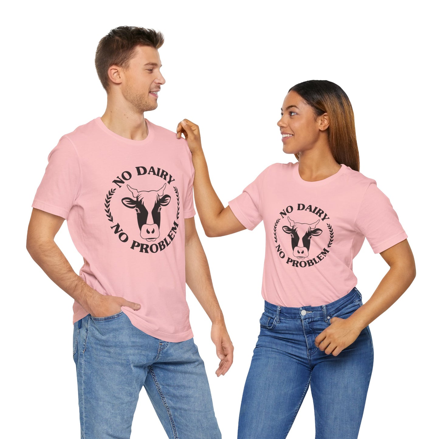 Vegan: No Diary No Problem - Unisex Jersey Short Sleeve Tee