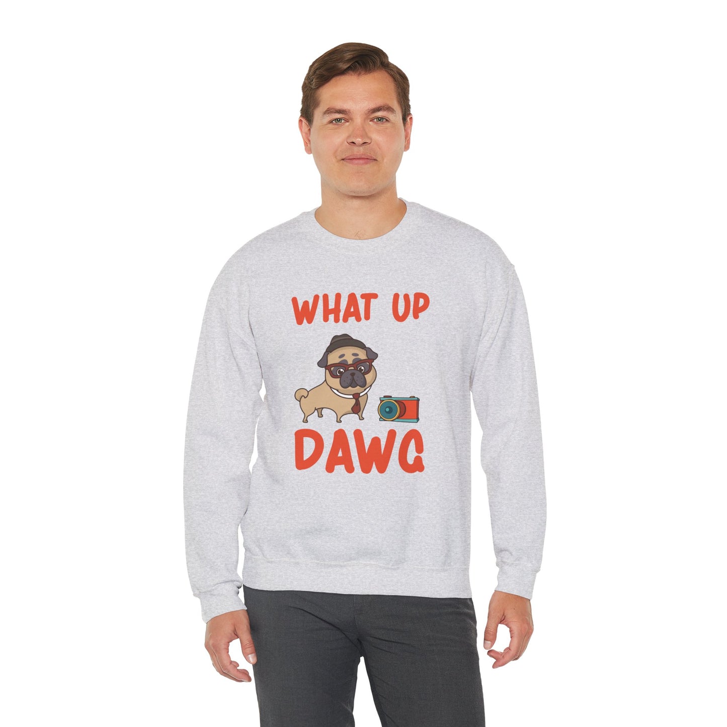 What up, Dawg - Unisex Heavy Blend™ Crewneck Sweatshirt