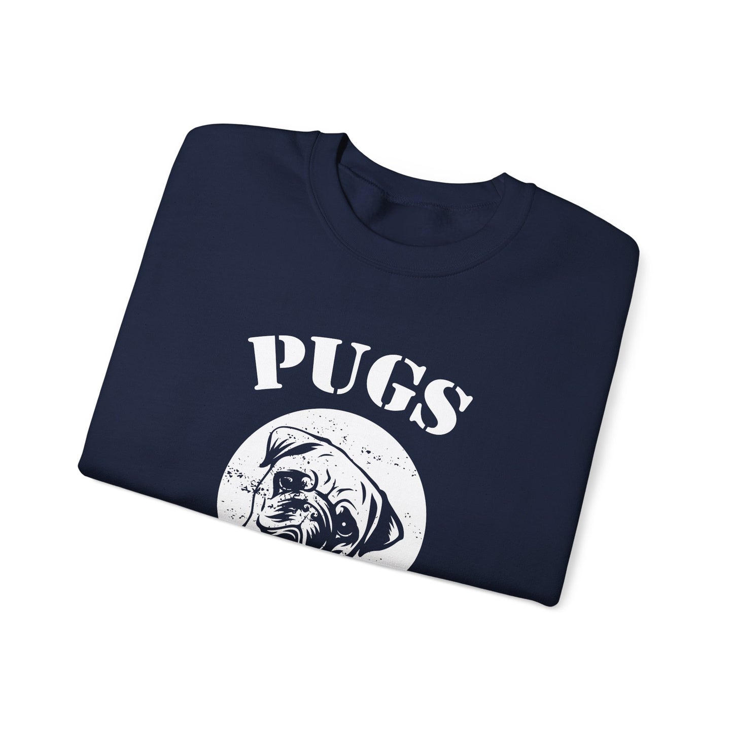 Pugs Not Drugs - Unisex Heavy Blend™ Crewneck Sweatshirt