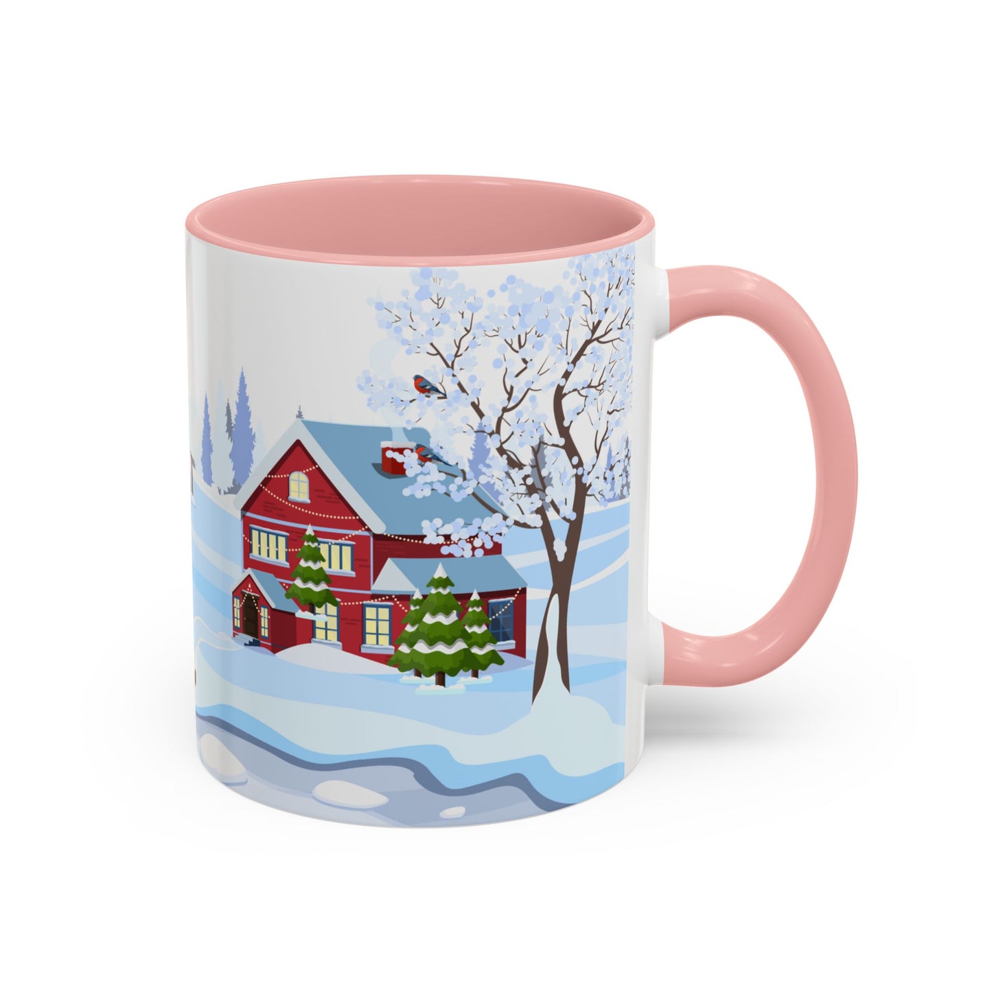 Winter Day Outside - Accent Coffee Mug (11, 15oz) - 10453