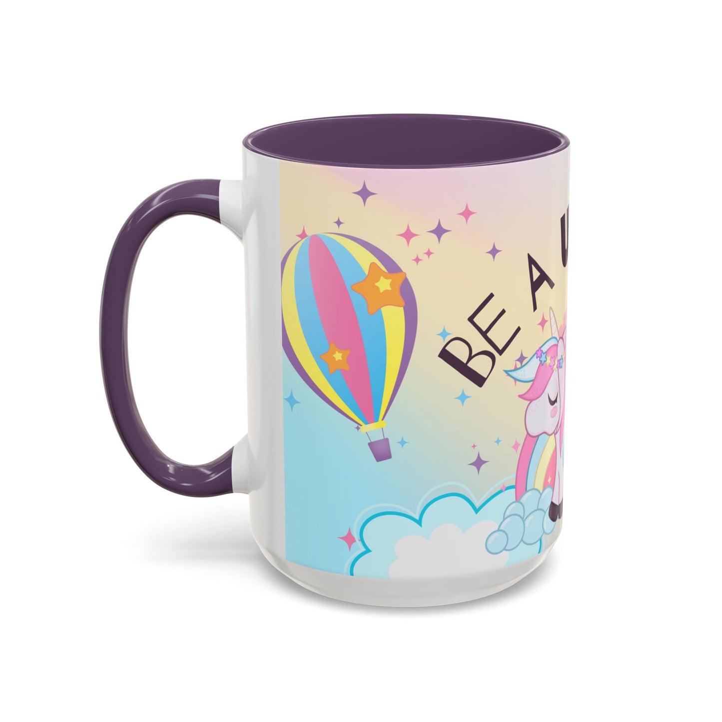 Be A Unicorn - Accent Coffee Mug (11, 15oz) - 11007