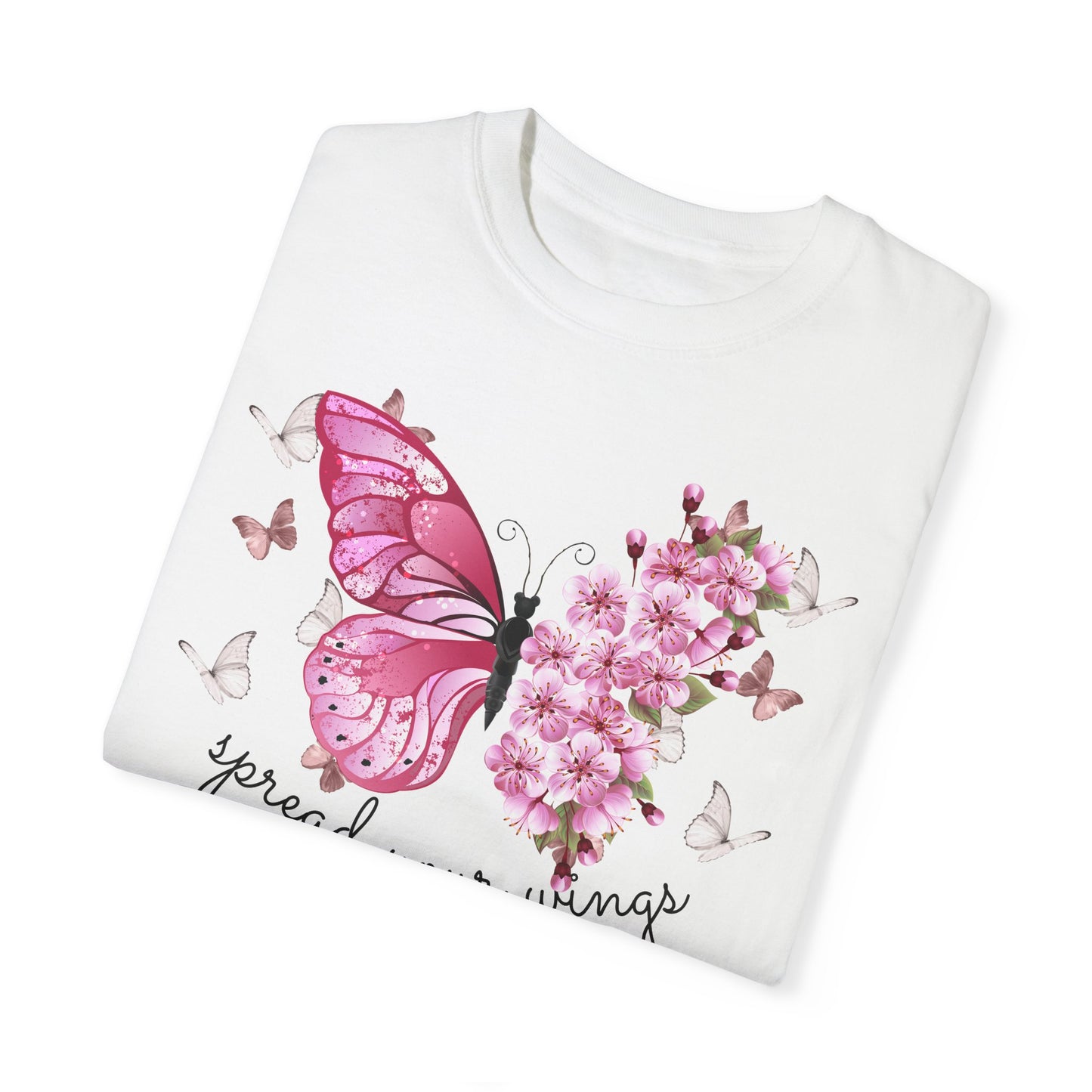 Butterfly, Embrace the Beauty of Nature - Unisex Garment-Dyed T-shirt - 10329