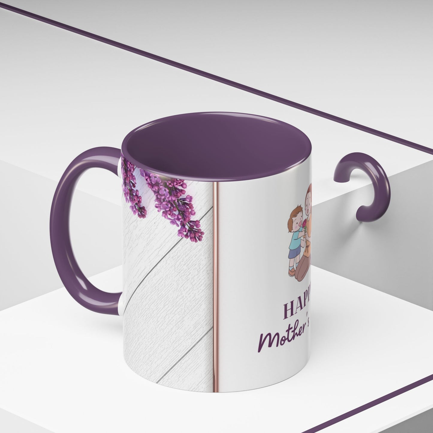 Happy Mother’s Day  - Accent Coffee Mug (11, 15oz) - 11757