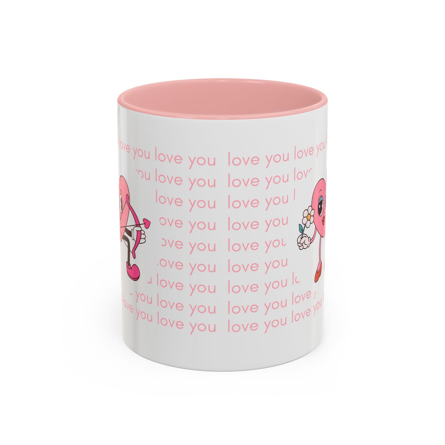 Valentine's, Love You - Accent Coffee Mug (11, 15oz) - 11471