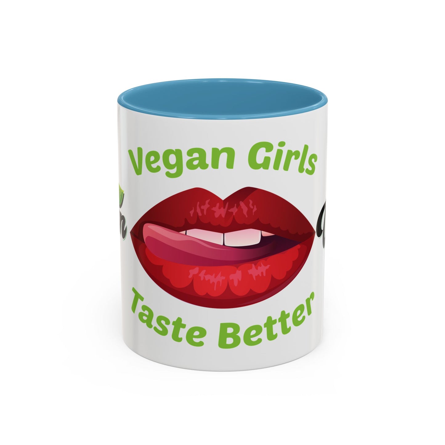 Vegan Girls Taste Better - Accent Coffee Mug (11, 15oz)