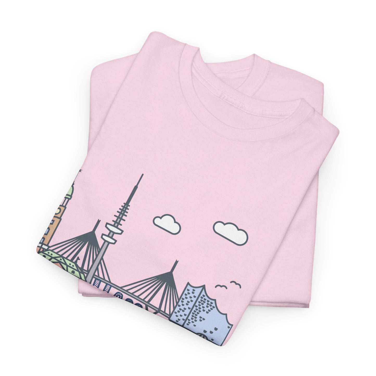 Hamburg, Vintage-Inspired Unisex Heavy Cotton Tee - 12244