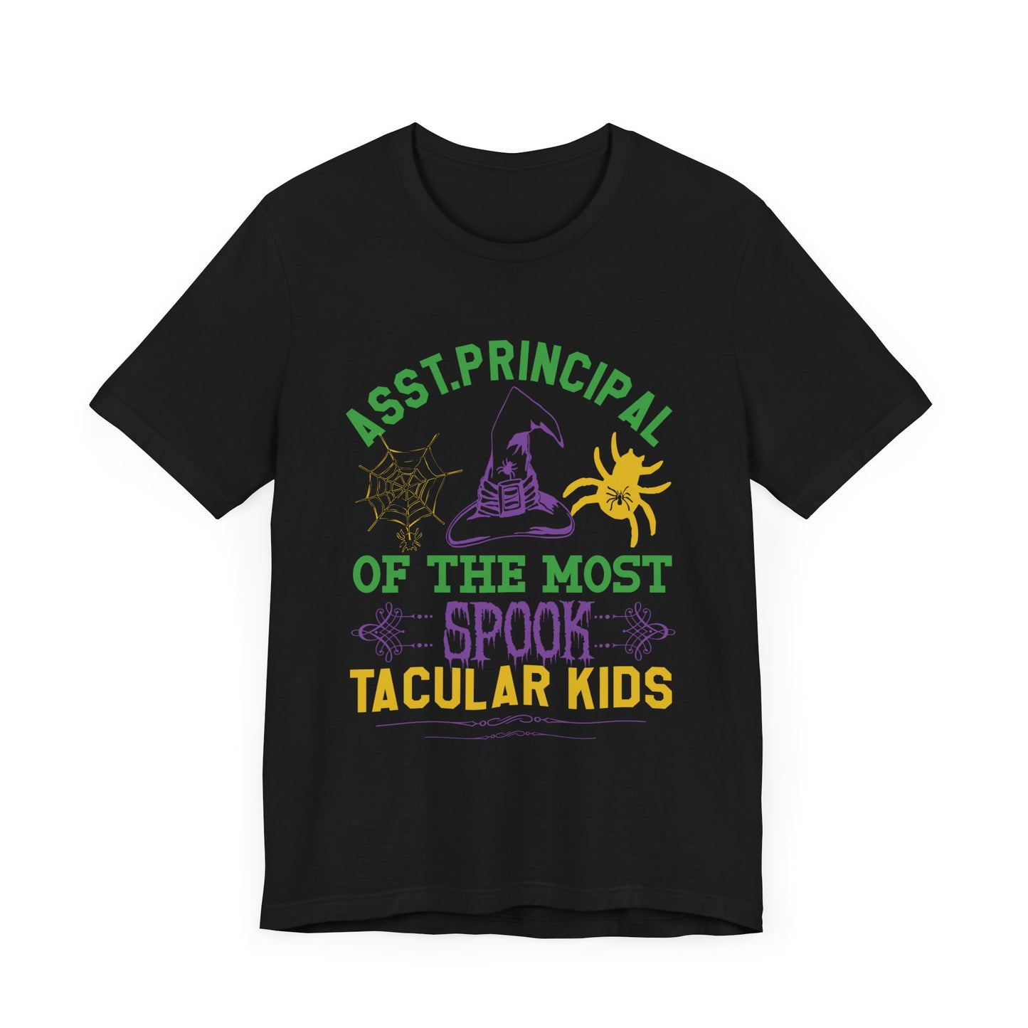 Asst. Principal of the Most Spook-Tacular Kids - Unisex Jersey Short Sleeve Tee