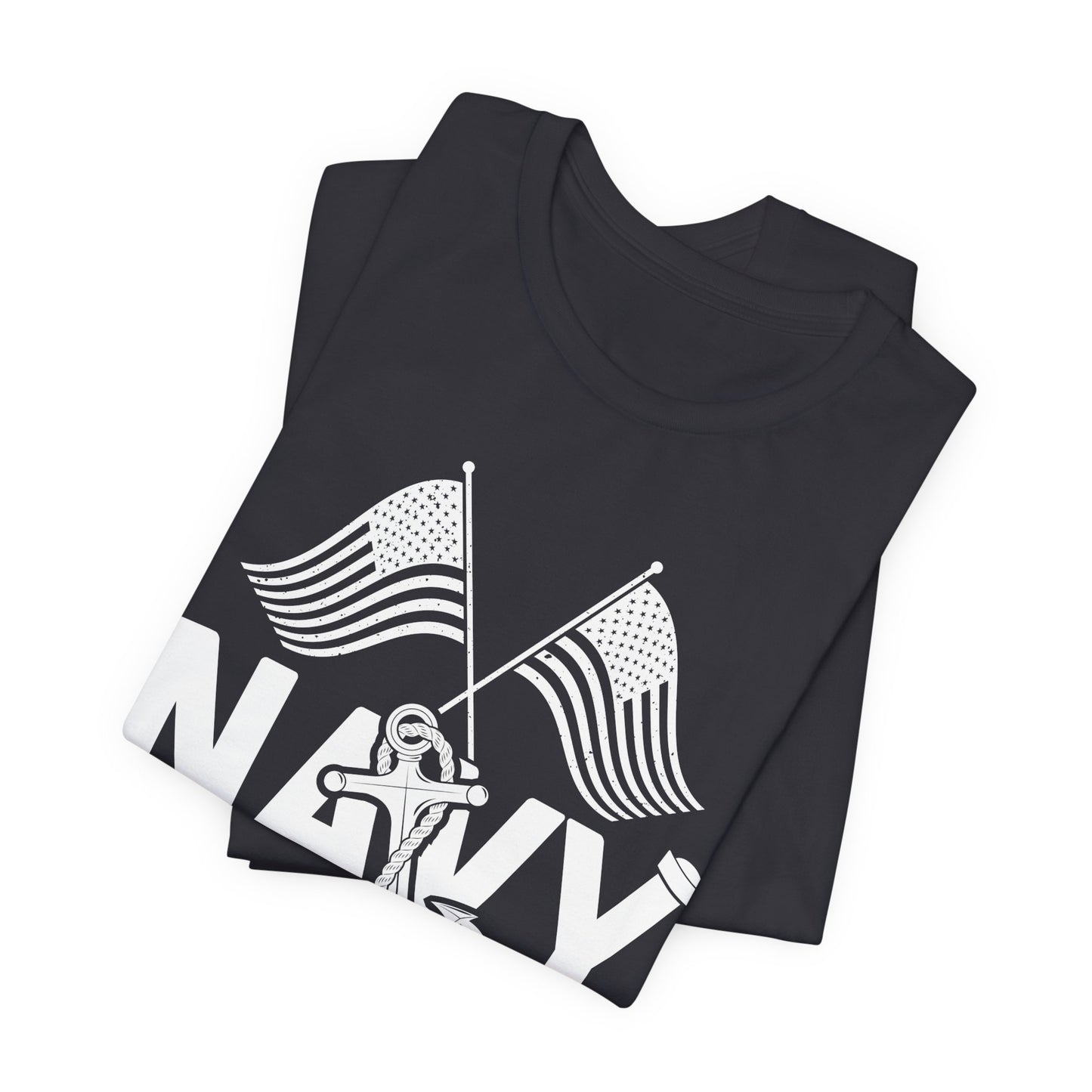 Navy Mom - Unisex Jersey Short Sleeve Tee - 13045