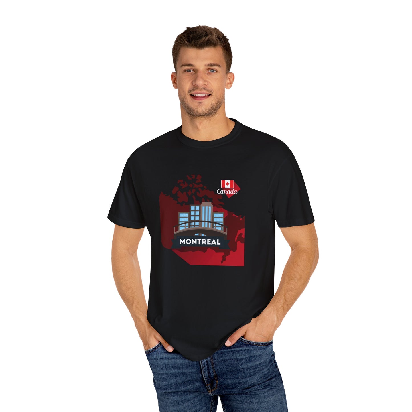 Montreal Graphic Unisex T-Shirt - Perfect for Travelers & Locals - 12201