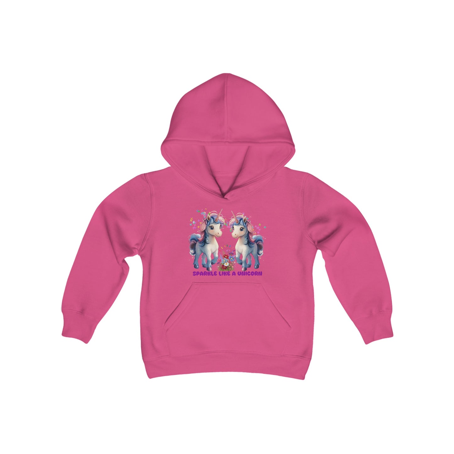 Sparkle Like a Unicorn - Youth Heavy Blend Hooded Sweatshirt