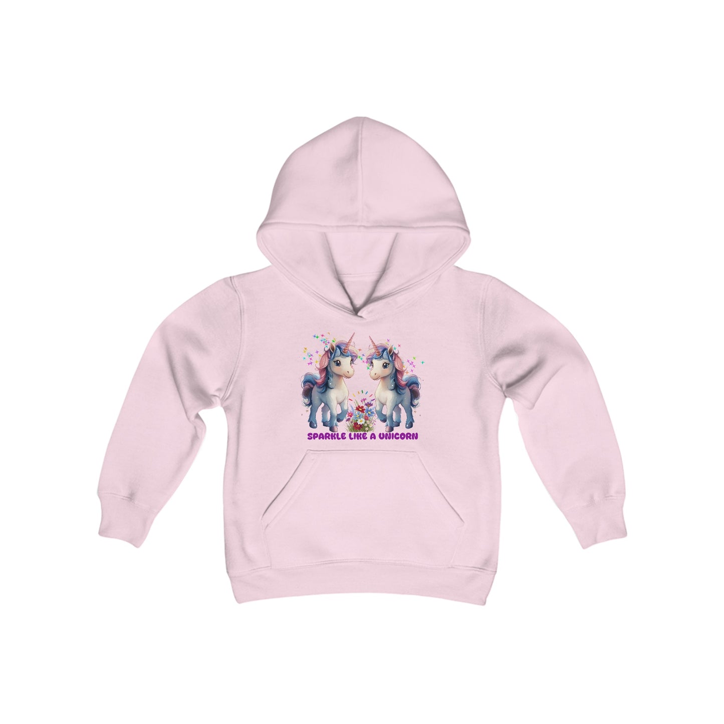 Sparkle Like a Unicorn - Youth Heavy Blend Hooded Sweatshirt