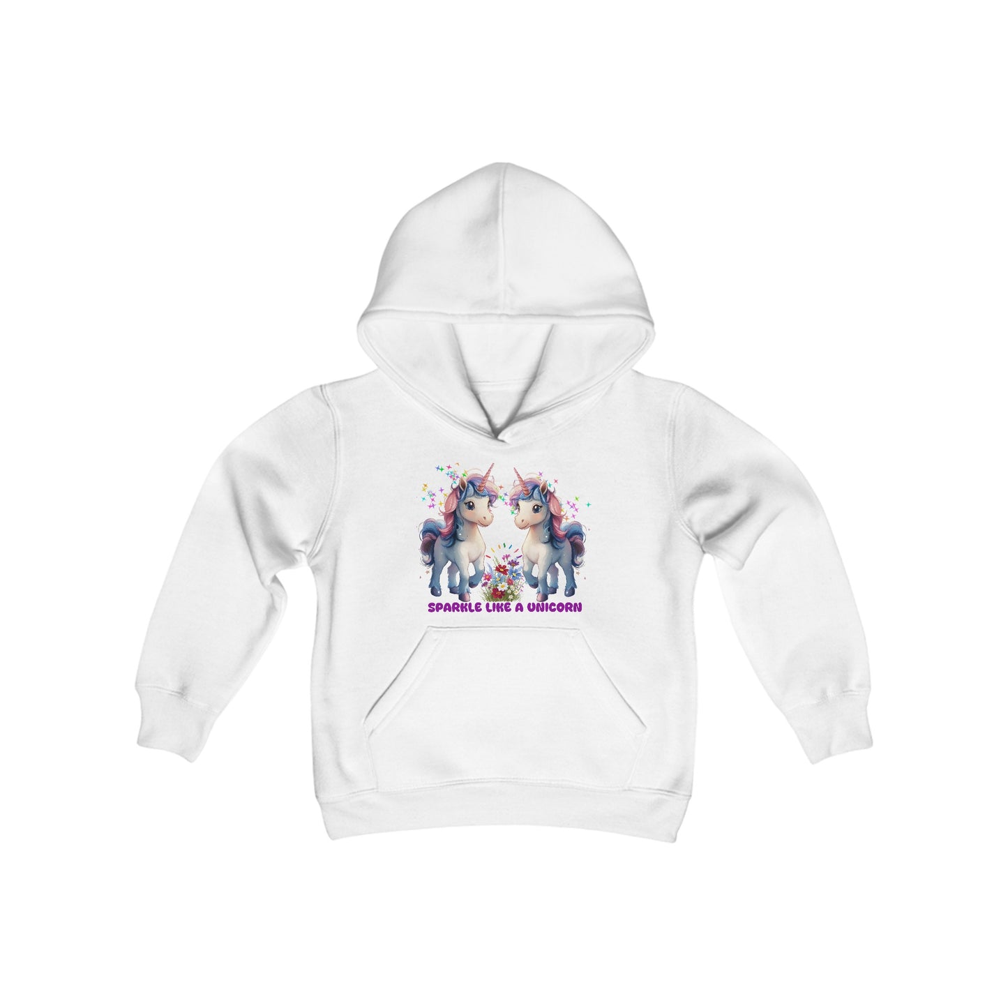 Sparkle Like a Unicorn - Youth Heavy Blend Hooded Sweatshirt