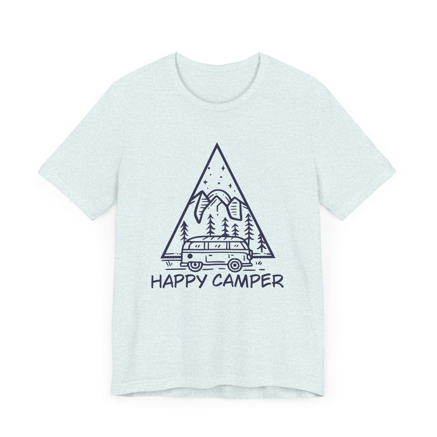 Happy Camper - Unisex Jersey Short Sleeve Tee - 12604