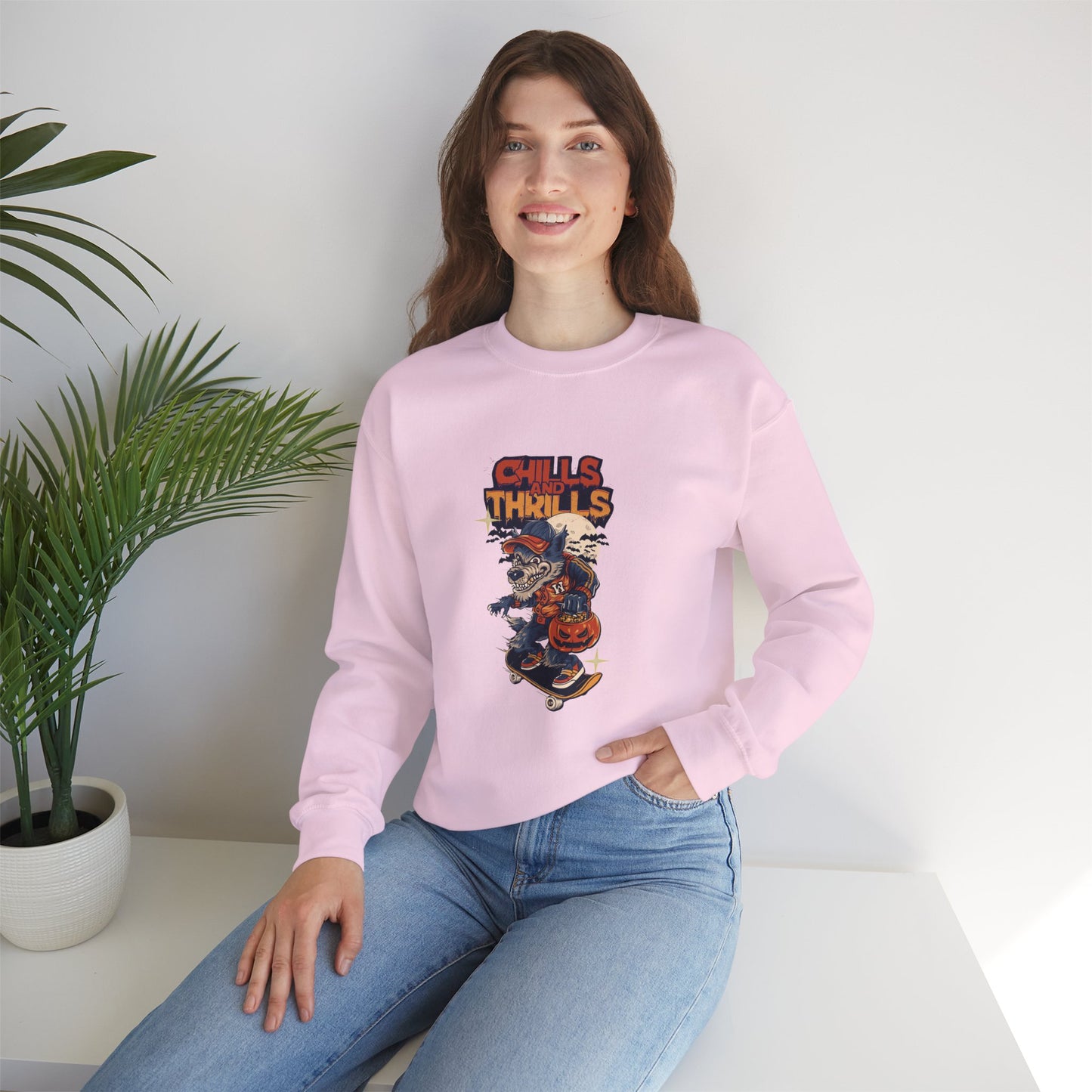 Chills & Thrills - Unisex Heavy Blend™ Crewneck Sweatshirt