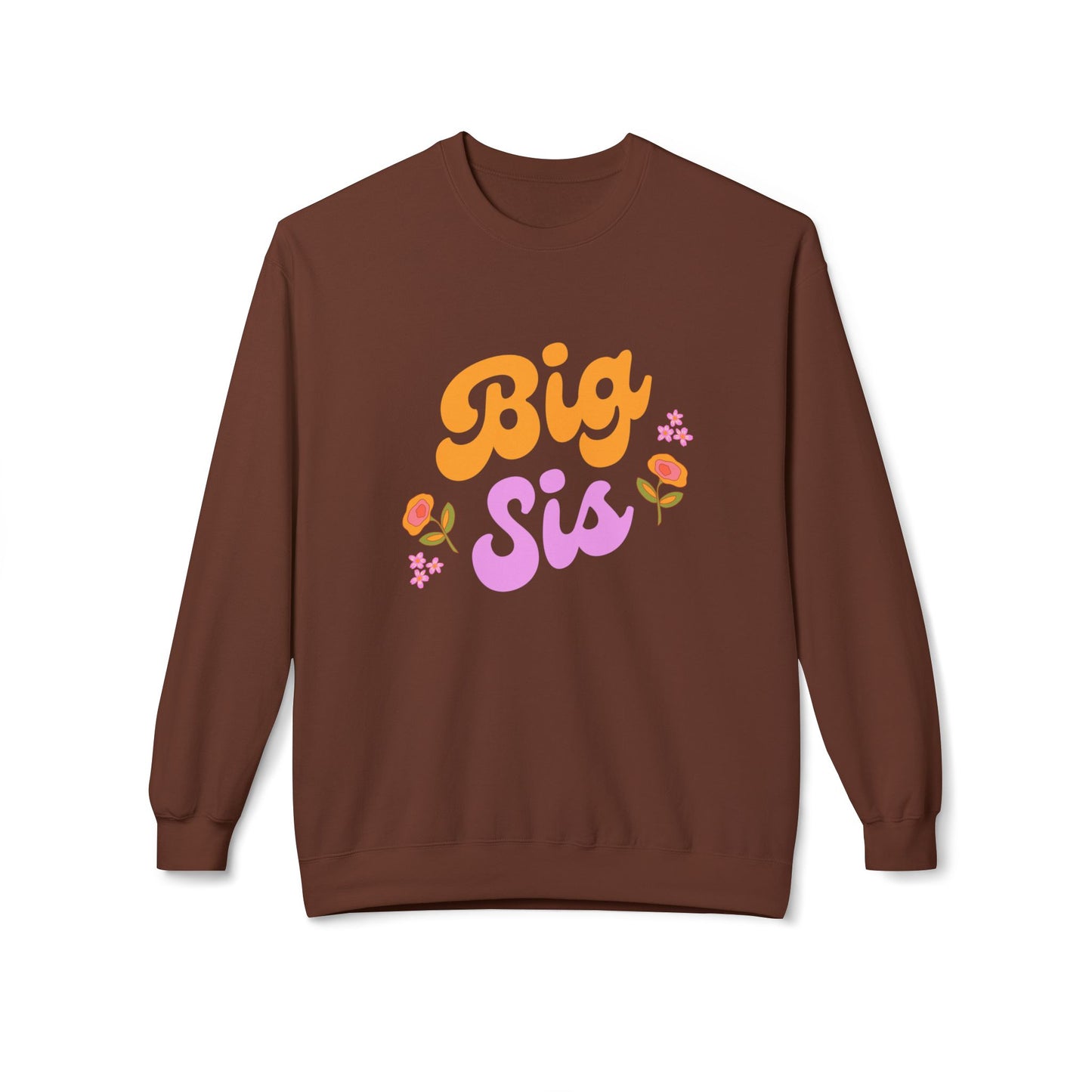 Big Sis - Unisex Midweight Softstyle Fleece Crewneck Sweatshirt - 11808