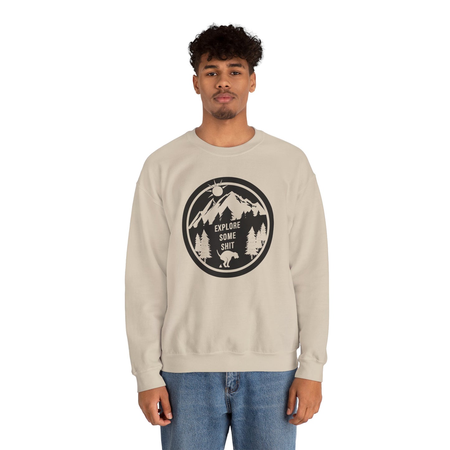 Explore Some Shit - Unisex Heavy Blend™ Crewneck Sweatshirt