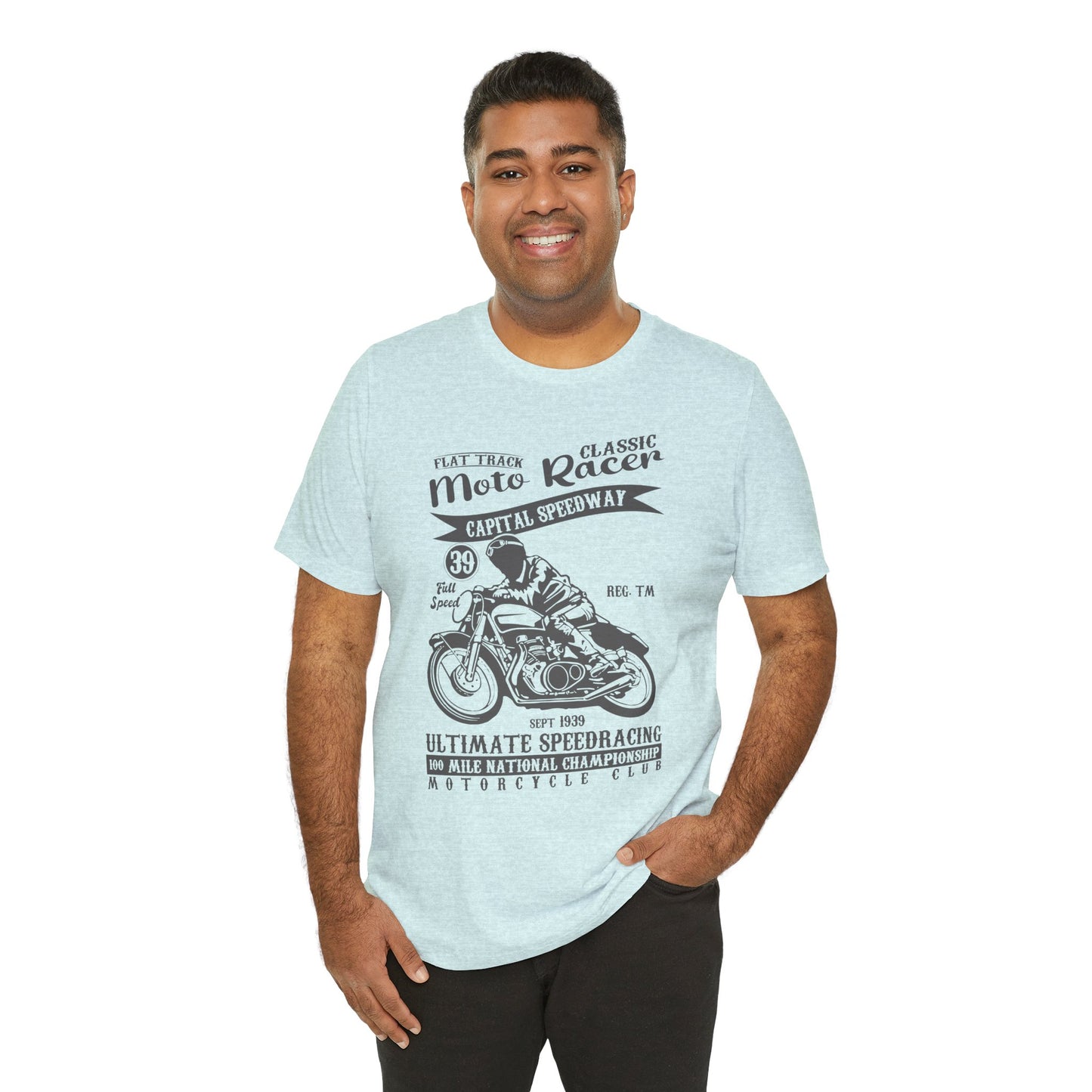 Classic Motor Racer - Unisex Jersey Short Sleeve Tee - 13296