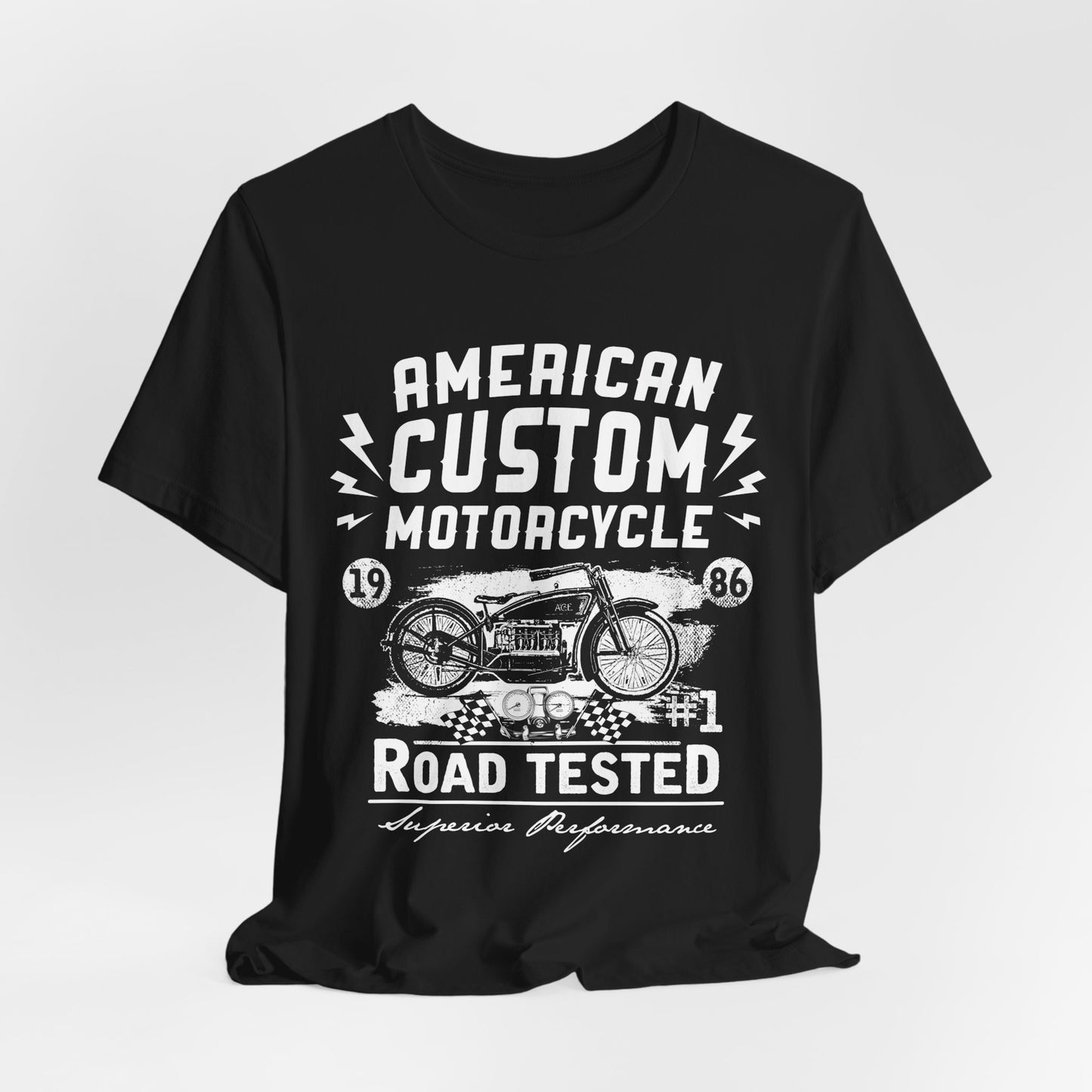 American Custom Motorcycle - Unisex Jersey Short Sleeve Tee - 13402