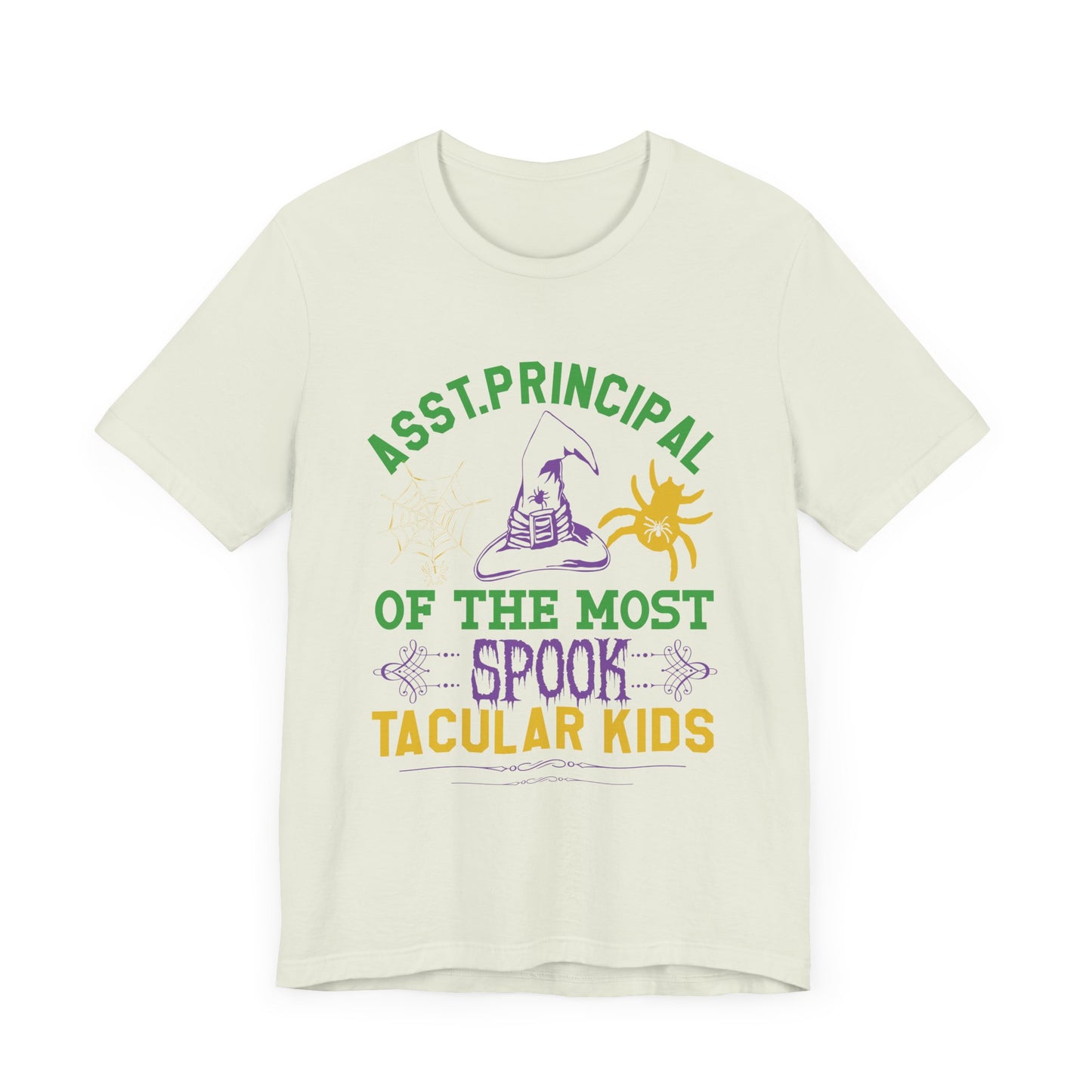 Asst. Principal of the Most Spook-Tacular Kids - Unisex Jersey Short Sleeve Tee - 12384