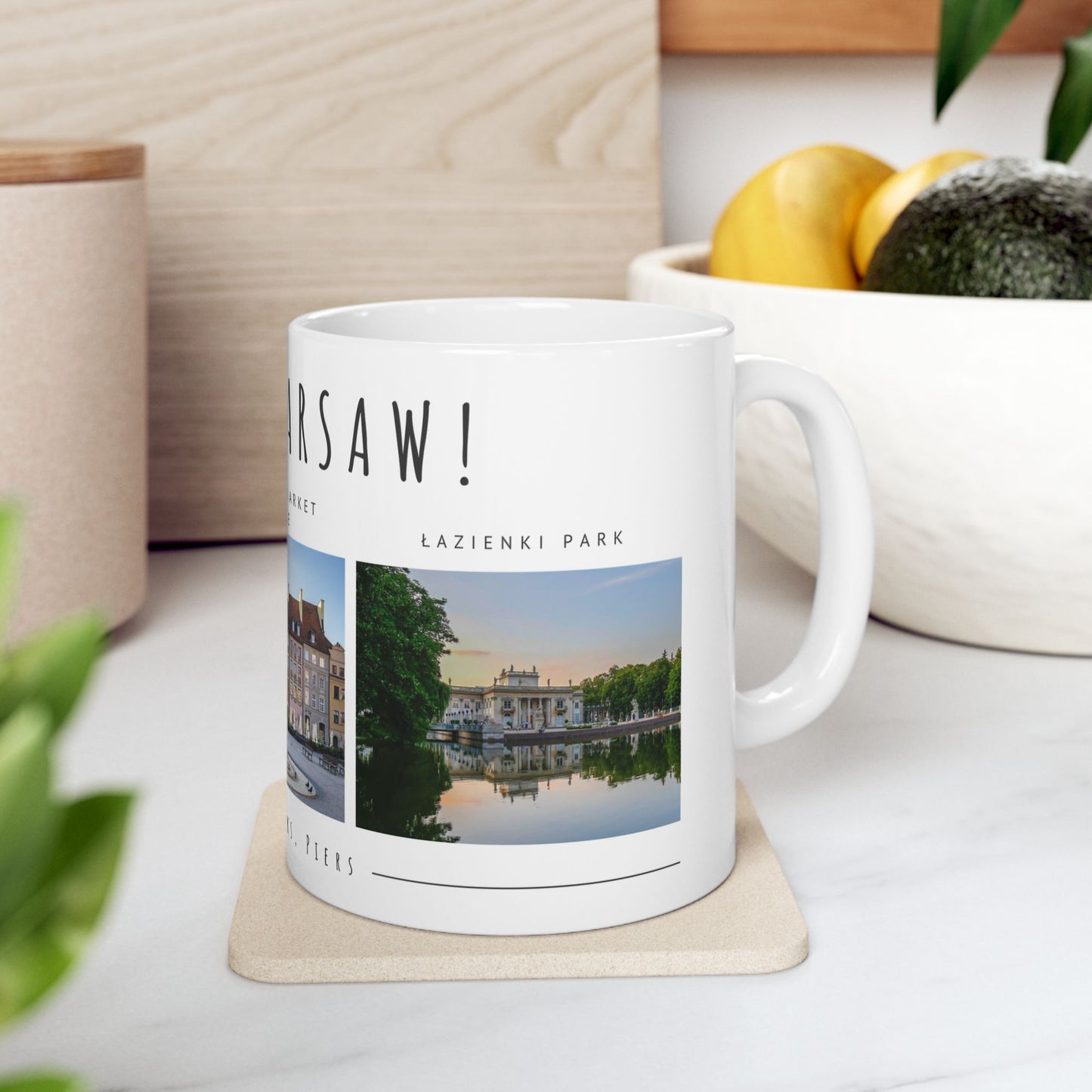 Hello Warsaw! Travel Ceramic Mug - 11oz & 15oz - 12092