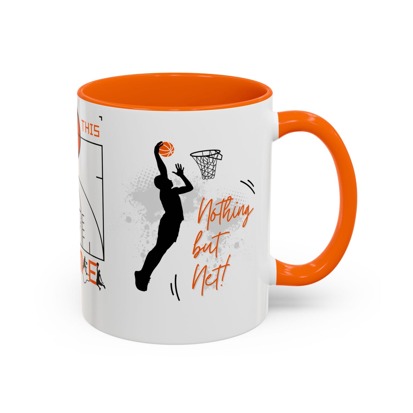 Love This Game, Basketball - Accent Coffee Mug (11, 15oz) - 10718