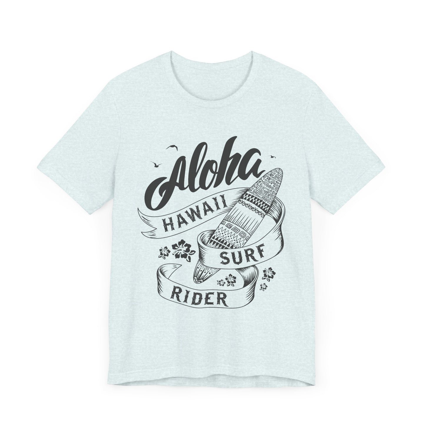Aloha, Hawaii, Surf Rider - Unisex Jersey Short Sleeve Tee - 13181