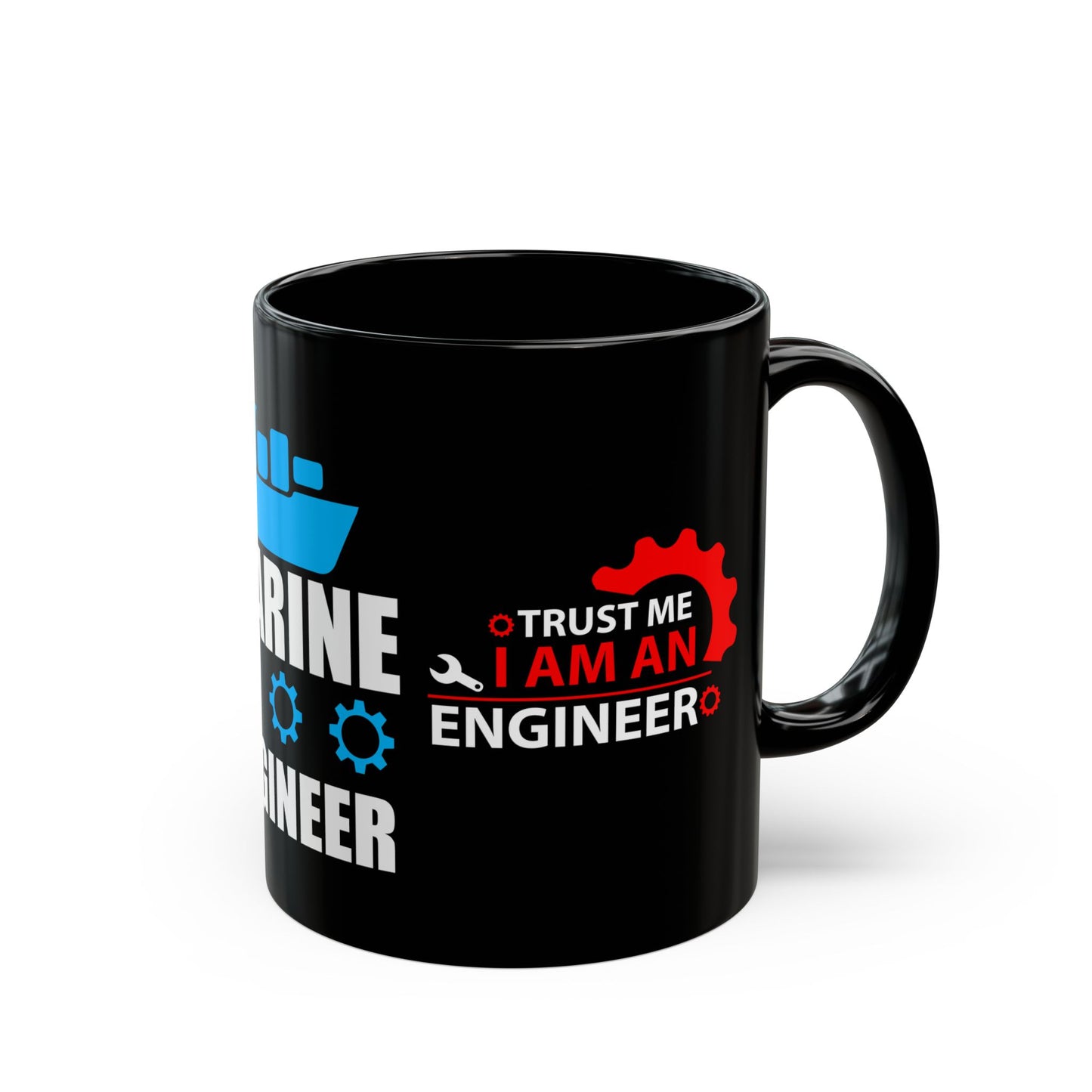 Marine Engineer - Black Mug (11oz, 15oz)