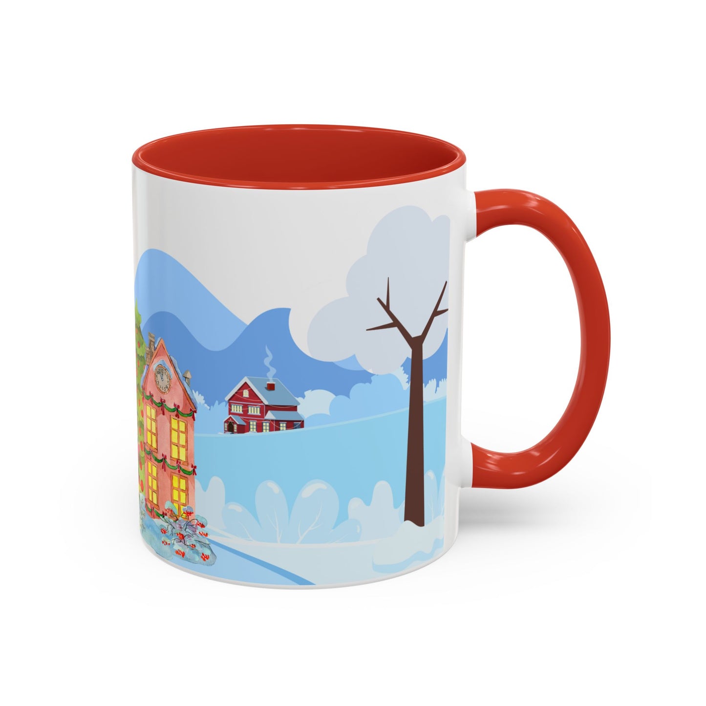 Christmas Day - Accent Coffee Mug (11, 15oz) - 10457