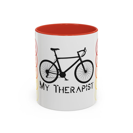 My Therapist - Accent Coffee Mug (11, 15oz)