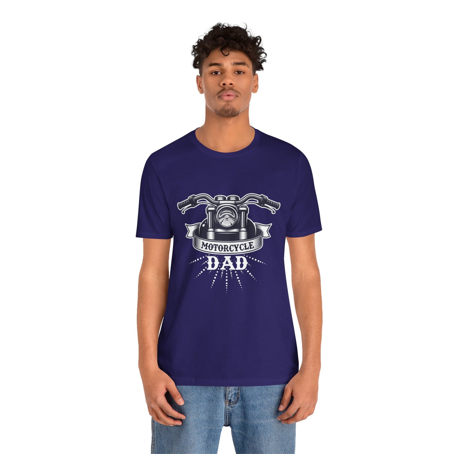 Motorcycle Dad - Unisex Jersey Short Sleeve Tee - 13312