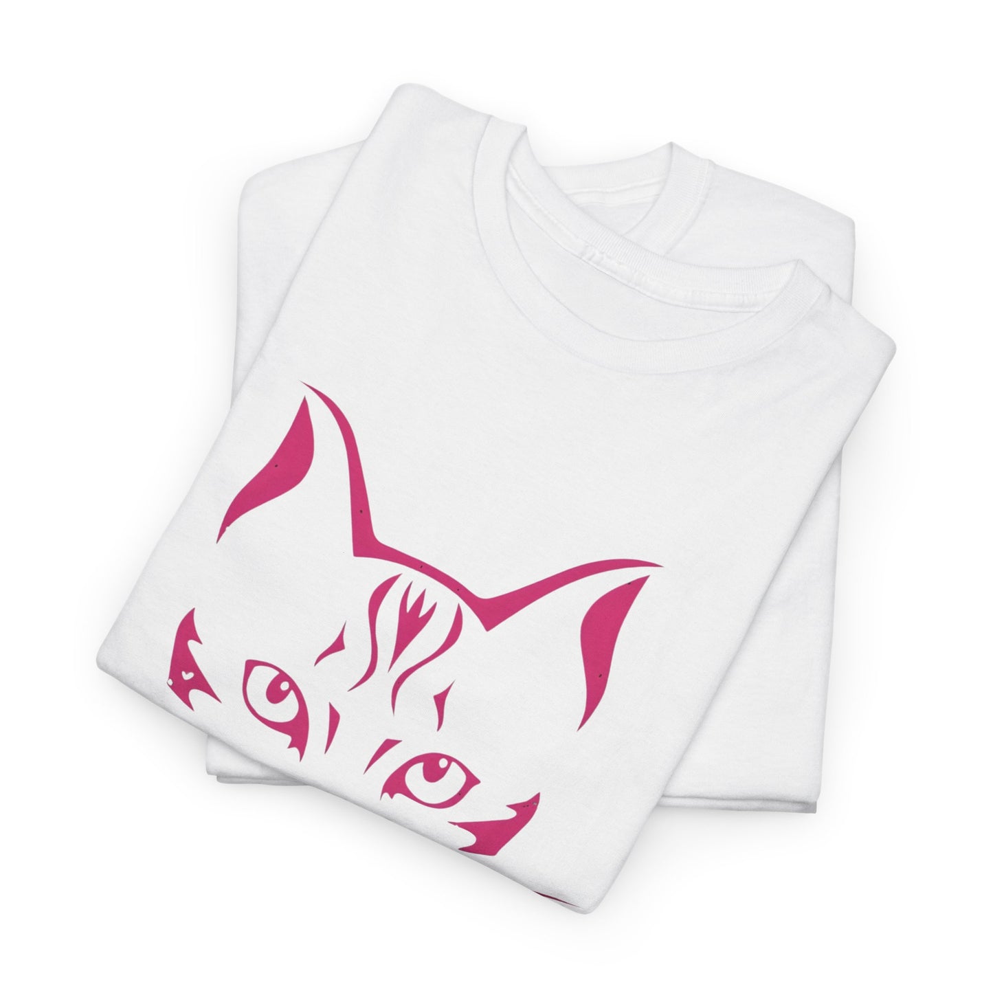 Cat Mom T-Shirt – Cute Cat Face Graphic Tee for Cat Lovers - 14882