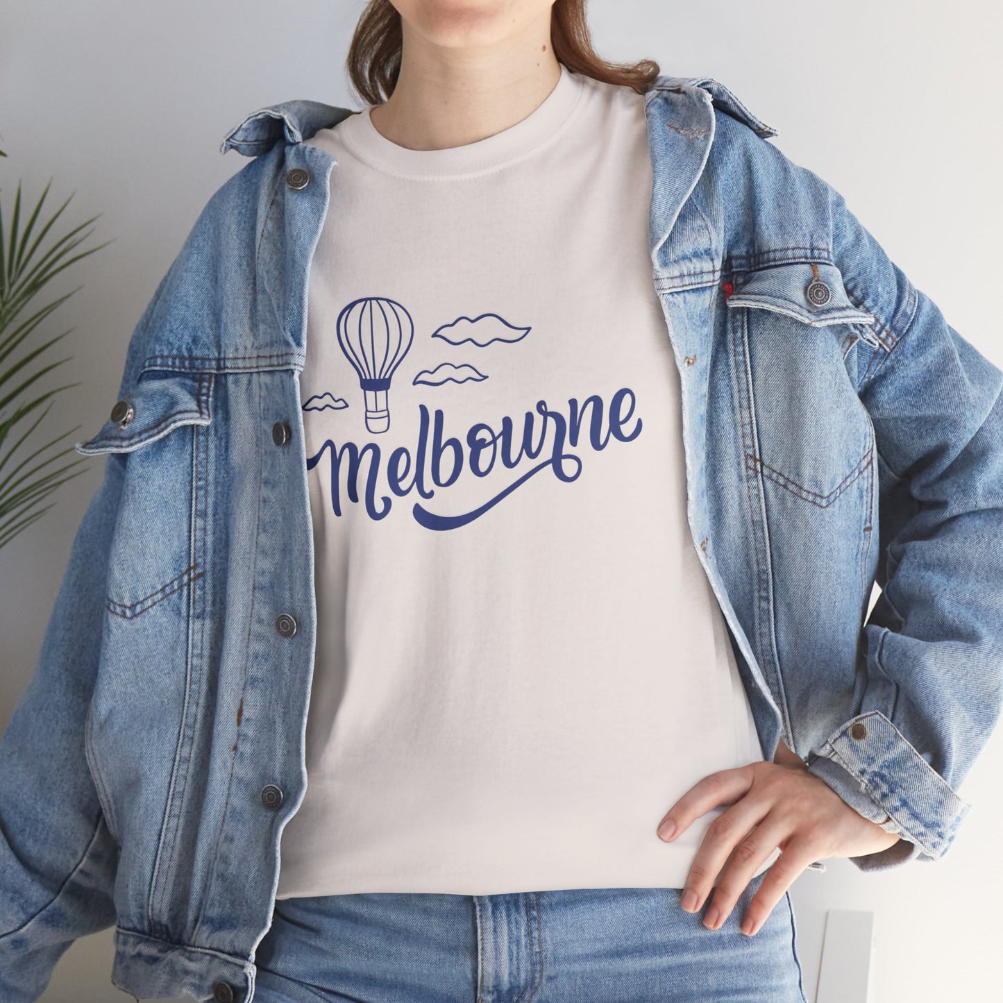 Melbourne Hot Air Balloon Unisex Heavy Cotton Tee - 12142