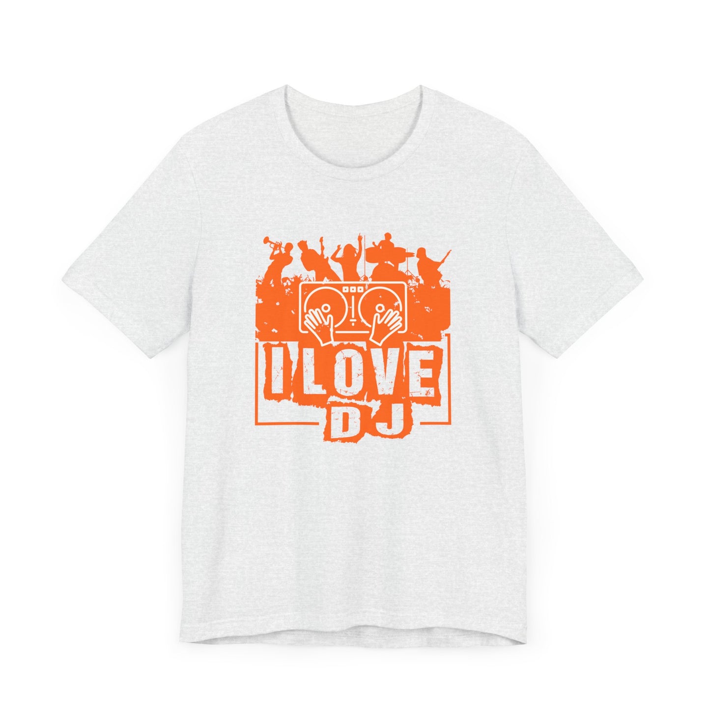 Music: I Love DJ - Unisex Jersey Short Sleeve Tee